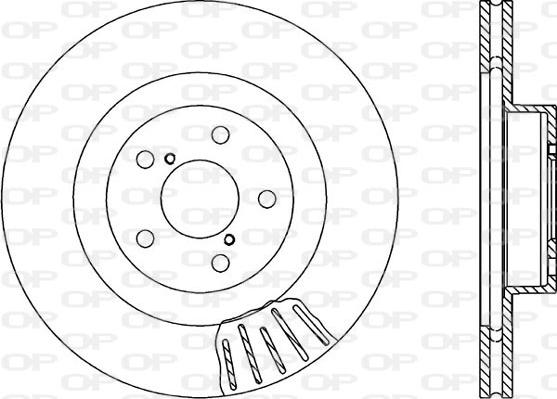 Open Parts BDR1819.20 - Brake Disc autospares.lv