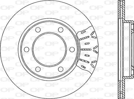 Open Parts BDR1833.20 - Brake Disc autospares.lv