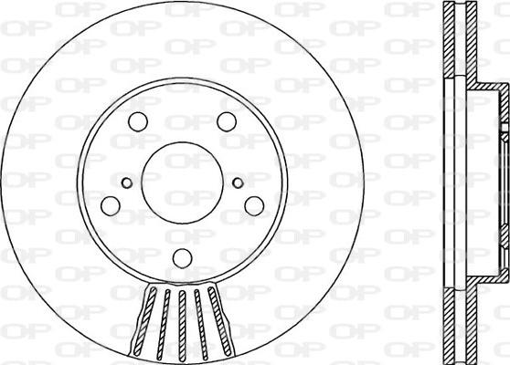 Open Parts BDR1875.20 - Brake Disc autospares.lv