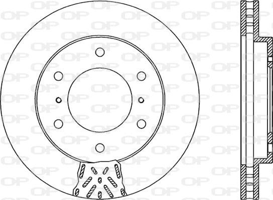 Open Parts BDR1873.20 - Brake Disc autospares.lv