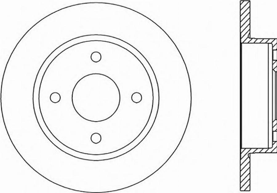 Open Parts BDR1395.10 - Brake Disc autospares.lv