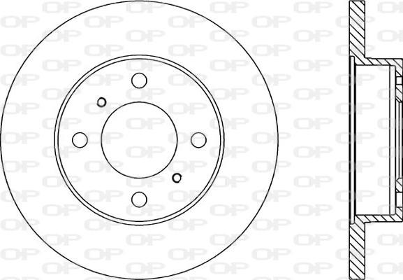 Open Parts BDR1349.10 - Brake Disc autospares.lv