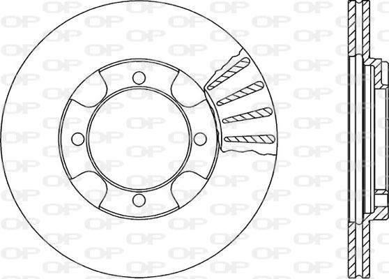 Open Parts BDR1346.20 - Brake Disc autospares.lv