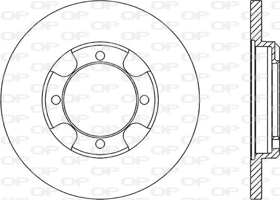 Open Parts BDR1347.10 - Brake Disc autospares.lv