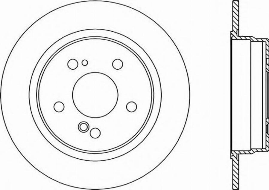 Open Parts BDR1300.10 - Brake Disc autospares.lv