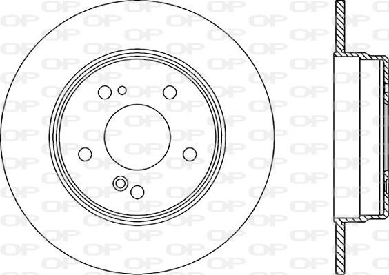 Open Parts BDR1317.10 - Brake Disc autospares.lv