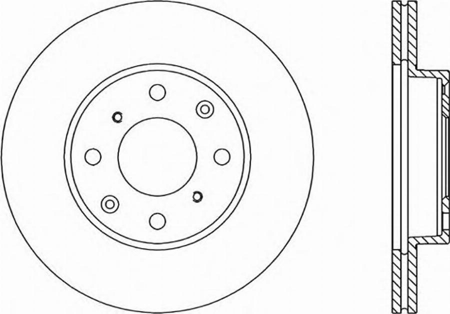 Open Parts BDR1204.20 - Brake Disc autospares.lv