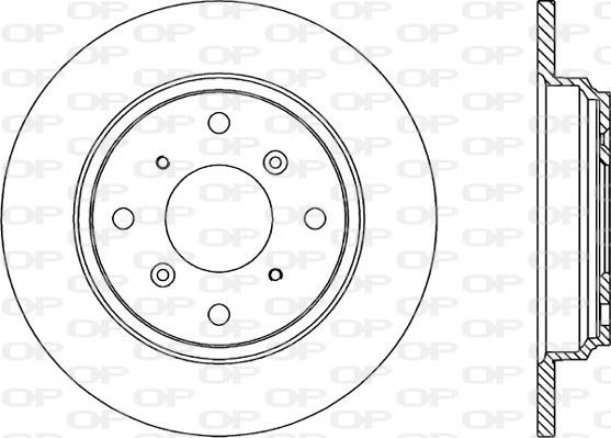 Open Parts BDR1218.10 - Brake Disc autospares.lv