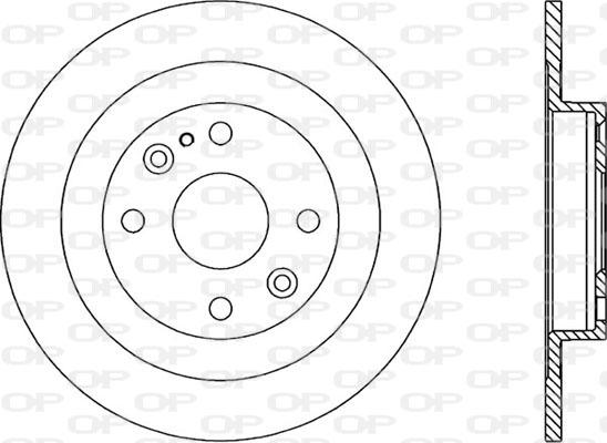 SEBRO 3844 - Brake Disc autospares.lv