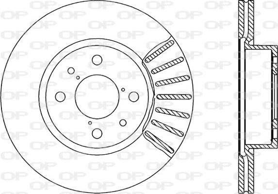 Open Parts BDR1230.20 - Brake Disc autospares.lv