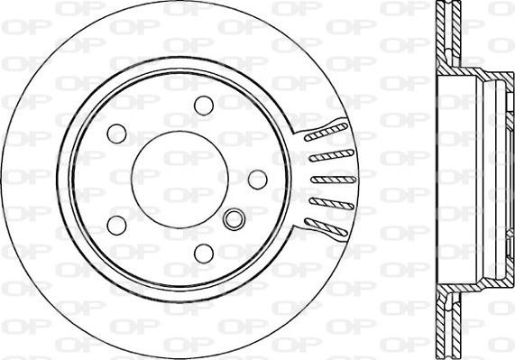 Open Parts BDR1755.20 - Brake Disc autospares.lv