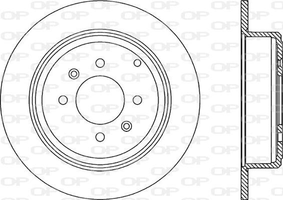 Open Parts BDR1716.10 - Brake Disc autospares.lv