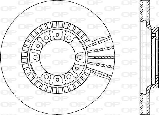 Open Parts BDR1788.20 - Brake Disc autospares.lv