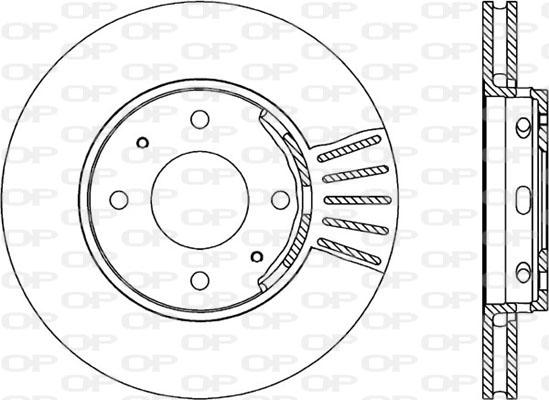 Open Parts BDR1738.20 - Brake Disc autospares.lv