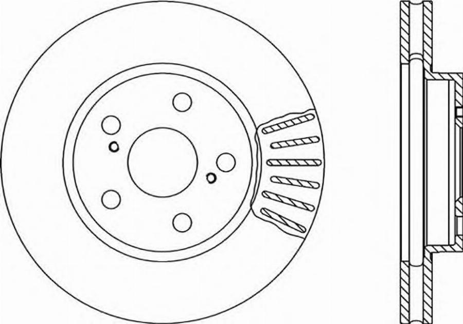 Open Parts BDR1725.20 - Brake Disc autospares.lv