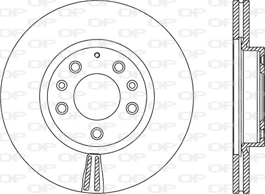 Open Parts BDR2491.20 - Brake Disc autospares.lv