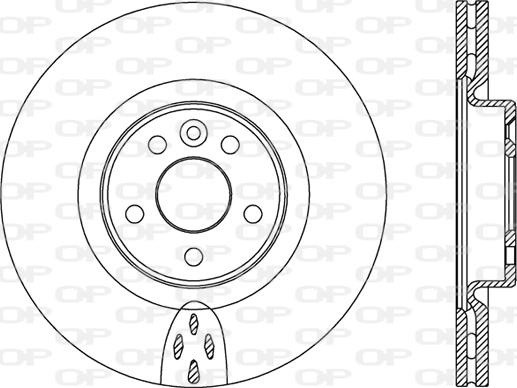 Open Parts BDR2456.20 - Brake Disc autospares.lv