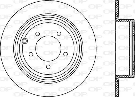 Open Parts BDR2466.10 - Brake Disc autospares.lv