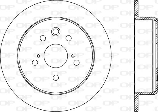 Open Parts BDR2460.10 - Brake Disc autospares.lv