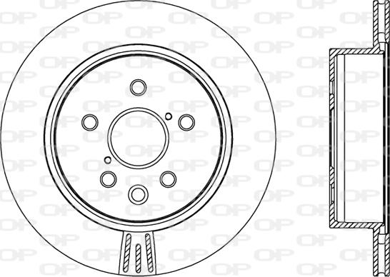 Open Parts BDR2461.20 - Brake Disc autospares.lv