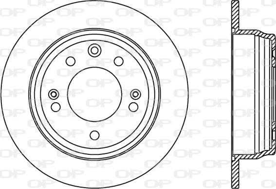 Open Parts BDR2409.10 - Brake Disc autospares.lv