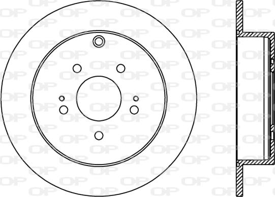 Open Parts BDR2404.10 - Brake Disc autospares.lv