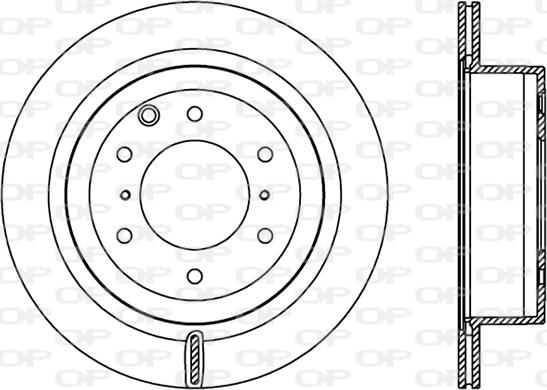 Open Parts BDR2405.20 - Brake Disc autospares.lv