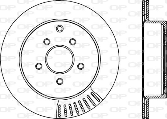 Open Parts BDR2402.20 - Brake Disc autospares.lv