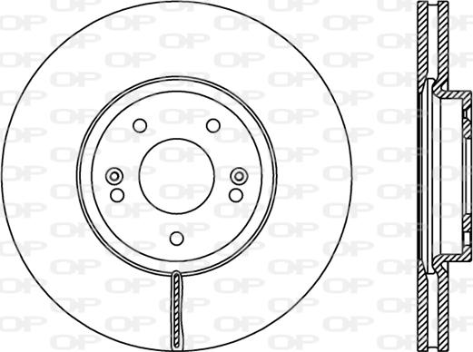 Open Parts BDR2407.20 - Brake Disc autospares.lv