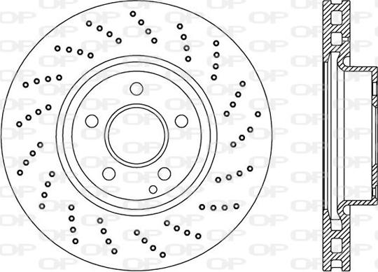 Open Parts BDR2419.25 - Brake Disc autospares.lv