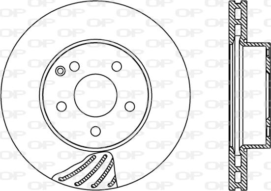 Open Parts BDR2418.20 - Brake Disc autospares.lv