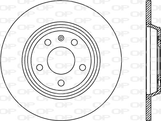 Open Parts BDR2413.10 - Brake Disc autospares.lv