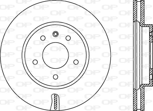 Open Parts BDR2417.20 - Brake Disc autospares.lv