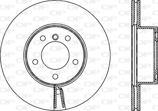 Open Parts BDR2429.20 - Brake Disc autospares.lv