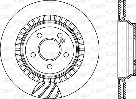 Open Parts BDR2421.20 - Brake Disc autospares.lv