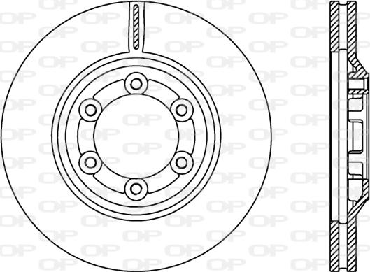 Open Parts BDR2428.20 - Brake Disc autospares.lv