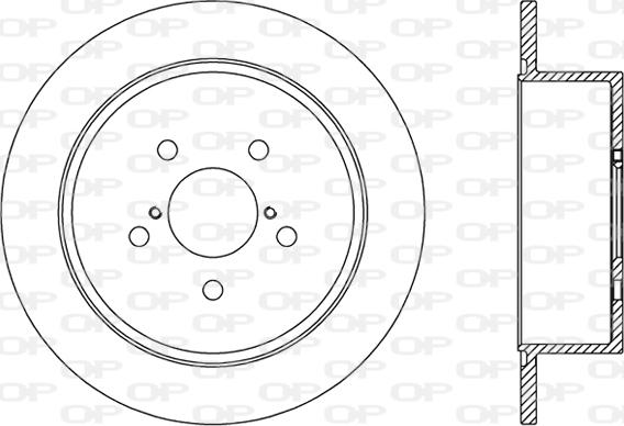 Open Parts BDR2470.10 - Brake Disc autospares.lv