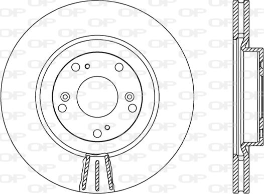 Open Parts BDR2473.20 - Brake Disc autospares.lv