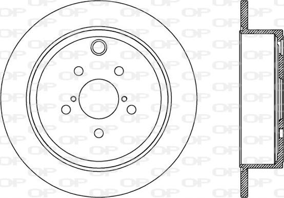 Open Parts BDR2541.10 - Brake Disc autospares.lv