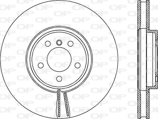 Open Parts BDR2543.20 - Brake Disc autospares.lv