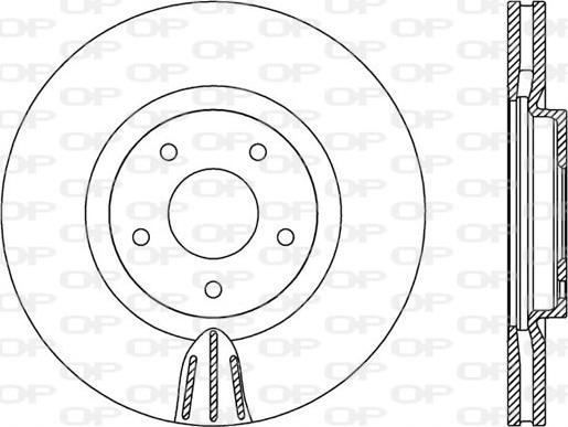 Open Parts BDR2550.20 - Brake Disc autospares.lv