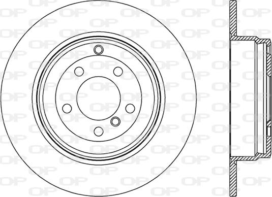 Open Parts BDR2504.10 - Brake Disc autospares.lv