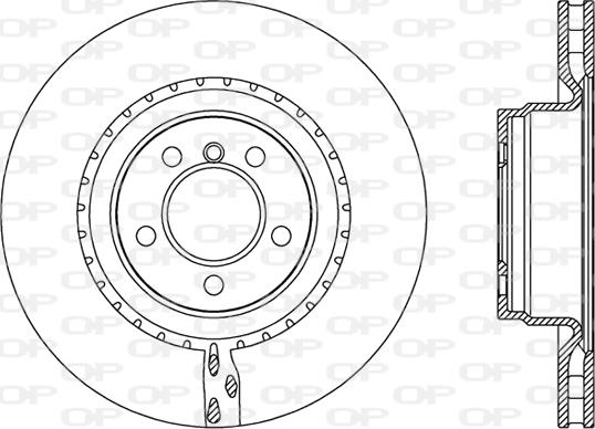 Open Parts BDR2505.20 - Brake Disc autospares.lv