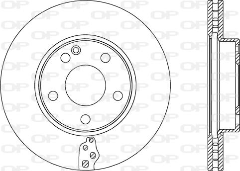 Open Parts BDR2643.20 - Brake Disc autospares.lv