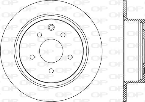 Open Parts BDR2647.10 - Brake Disc autospares.lv