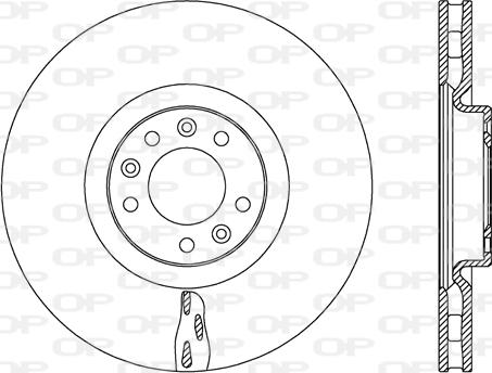 Open Parts BDR2651.20 - Brake Disc autospares.lv