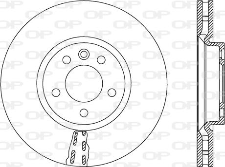 Open Parts BDR2664.20 - Brake Disc autospares.lv