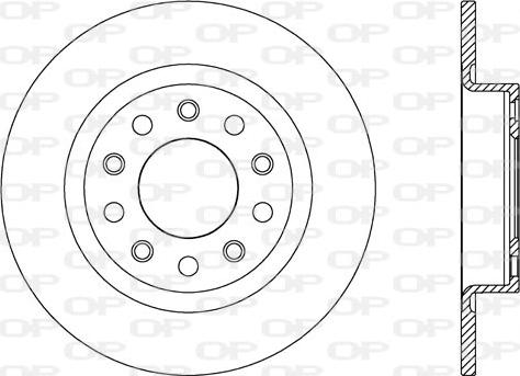 Open Parts BDR2615.10 - Brake Disc autospares.lv