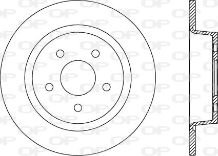 Open Parts BDR2635.10 - Brake Disc autospares.lv