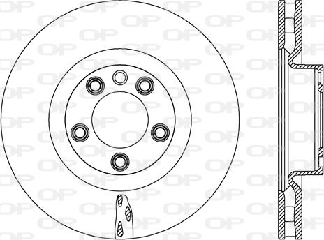 Open Parts BDR2673.20 - Brake Disc autospares.lv